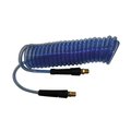 Interstate Pneumatics Clear Blue Polyurethane Recoil Hose 3/8 Inch x 10 feet HR76-010